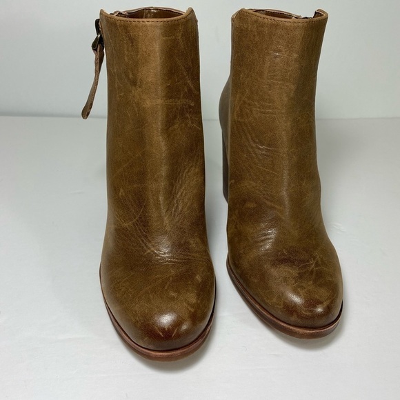 GIANNI Bini Leather Ankle Boots Size 6.5M - Picture 8 of 13